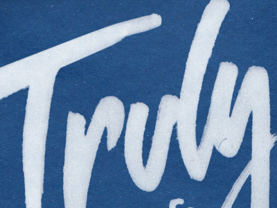 Madly Deeply Truly (Yours) lettering type typography