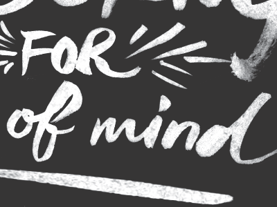 State of Mind Detail draw hand lettering sketch type typography