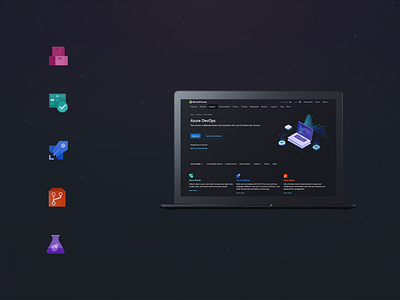 Microsoft Azure DevOps - Dark Theme Azure NightDevs