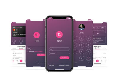 Mobile Bank - Tenet concept app concept concept app design digital germany grozny icon mobile app mobile app design mobile bank munich saint digital ui ui elements uidesign ux ux ui ux design vector