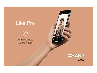 Bang - Camera App app bold branding concept concept app design digital germany grozny icon illustration logo mobile app design munich saint digital sketch ui ux ux ui vector