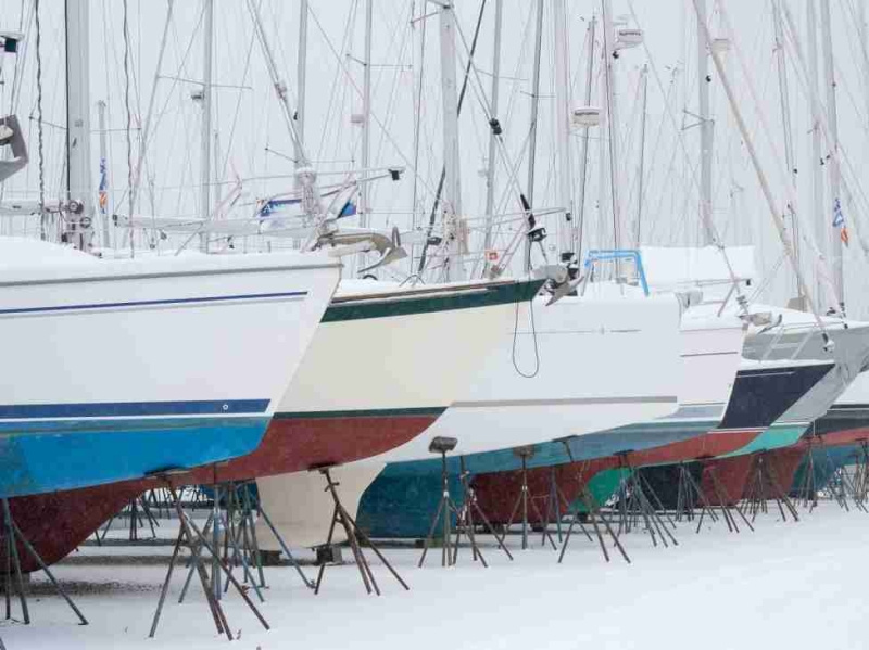 Winter Boat Storage Service by Bert Jabin Yacht Yard on Dribbble