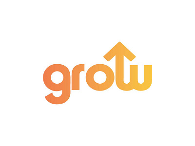 Logo Design for Grow agency logos branding branding agency brands gradient gradient logo grow growing logo design logo design concept logo designer logos marketing marketing agency marketing campaign new logos orange and yellow