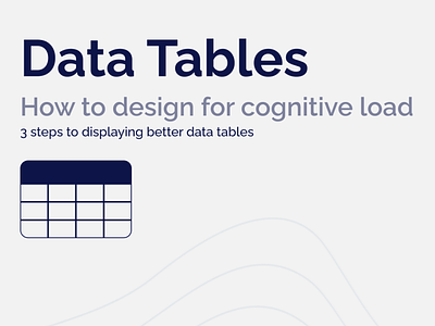 Data Tables: Some insights based on experience. data design tablegrids ux