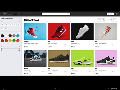 E-Commerce Flow Concept animation branding design dribbble ecommerce figma prototype shoes ui