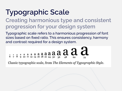 Typographic Scale- Principles while designing for web/mobile branding design graphic design typography ui