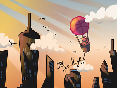 Fly High with Dribbble!