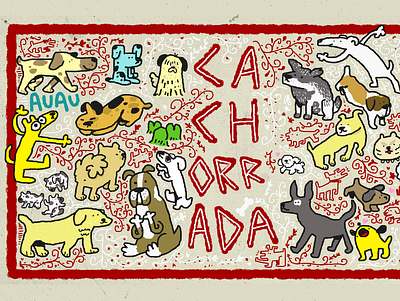 Cachorrada cachorrada cachorro cão digitalart doddle art dog doggy doodle doodle artist doodleart illustration