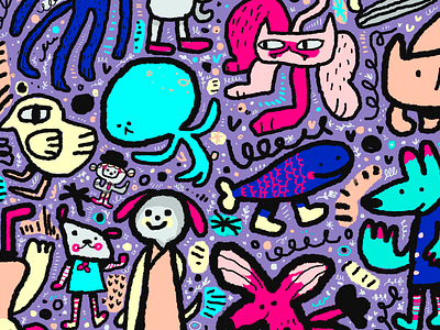 Colorful doodles