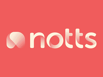 notts adaptive logo background colors fade gradient logo