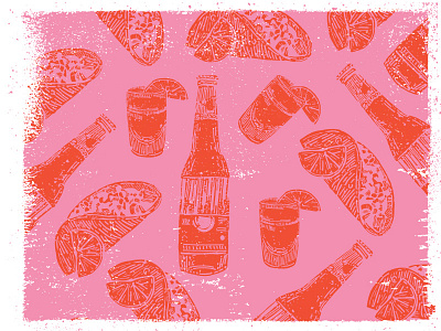 Textures Icons beer block etching icons mexico print tacos tequila texture