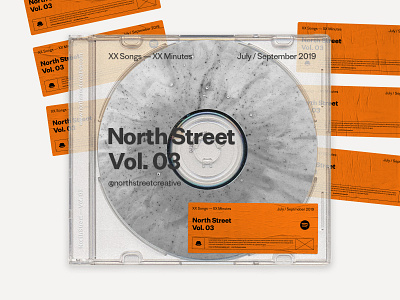 North Street Vol.03 Playlist Cover cd cover cover art cover artwork design lo fi mixtape playlist