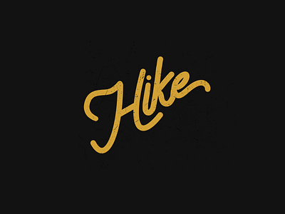 Hike apple pencil brand brand design branding branding design design hike hiking illustration logo outdoor outdoors script typography utah vector