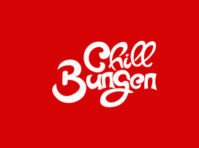 Chill Burger artist branding burger design digital paint fastfood fun graphic design illustrator lettering logo mark photoshop rebrand red restaurant streetfood typography white