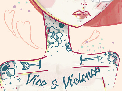 Vice & Violence chick tattoos vice violence