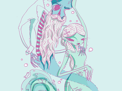 Dead pirate finished babe couple dead ghost girl love mermaid pirate