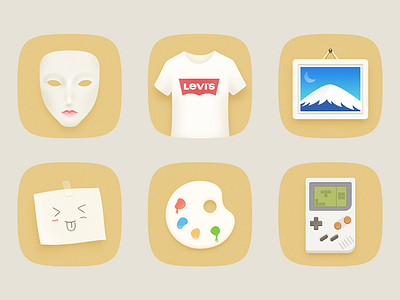Simple Life clothes draw game boy gui icon mask note phone photo frame pigment theme ui