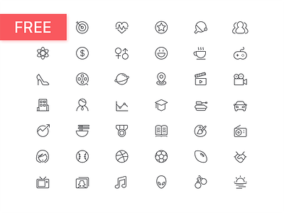 42 icons free download alien bisexual economics fashion film icon music sports study television ui weather