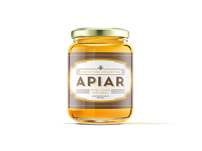 Apiar branding honey packaging