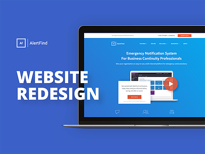 Alertfind Website Redesign