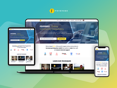 Feverbee Homepage Design