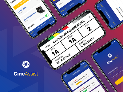 Cine Assist - Cinematography App cinematography creative ui ui design web design