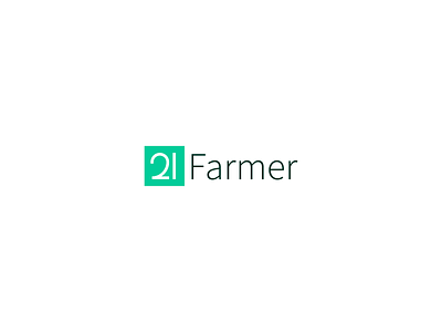 21 Farmer 21 awards branding design farm farm logo farming green identity invitation logo mark yellow