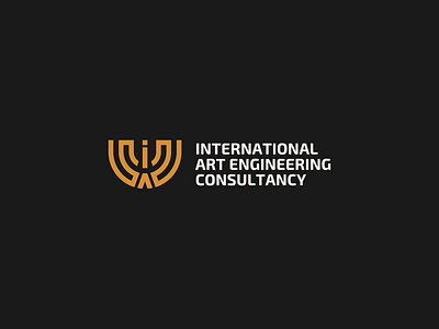 International art engineering consultancy art awards branding consultancy consultant design engineering green identity international invitation logo mark vector yellow