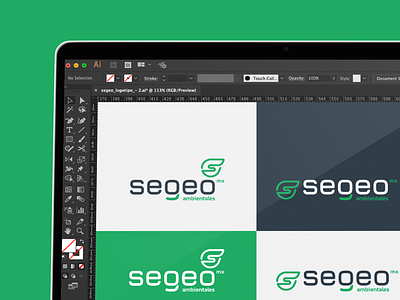 SEGEO Process branding icon letters logo logotipo logotipos logotype typography vector