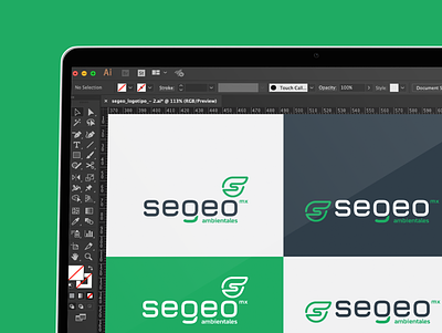 SEGEO Process branding icon letters logo logotipo logotipos logotype typography vector