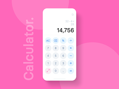 Calculator app dailyui design figma figmadesign ui uidesign