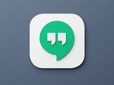 Hangouts 3D Icon