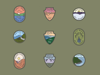 National Park Badges