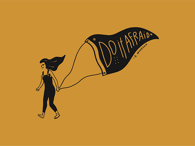 "Do It Afraid" illustration