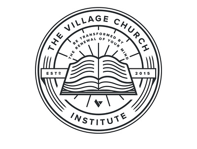 The Village Church Institute Seal academic academics design illustration institute seal the village church