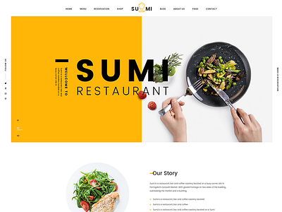 Sumi | Drag & Drop Restaurant Joomla Template