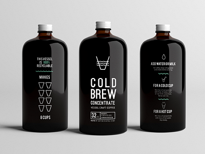 Vessel Cold Brew bottle coffee cold brew concentrate wave