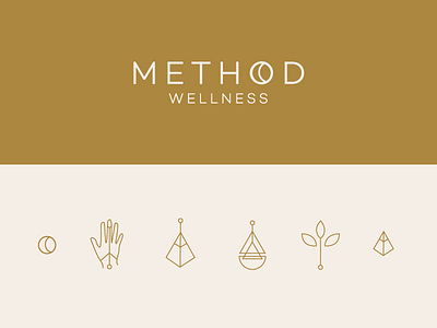 Method Icon Set growth healing henna sauna wellness