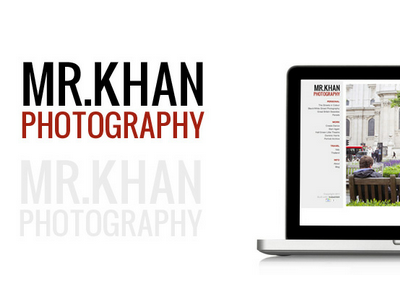 Mr.Khan Photography branding photography web design