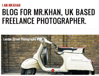 Mr.Khan Photography - Blog photography web design