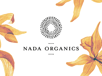 Nada Organics beauty branding coconut oil cosmetics iarafath logo maldives mrs eaves organic vanilla