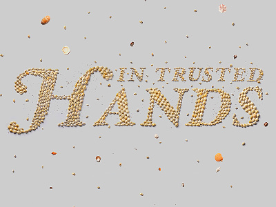 In Trusted Hands, crafted lettering for Bank of Maldives adobe craft crafted hand lettering iarafath illustration lettering ornate sea serif shells typography