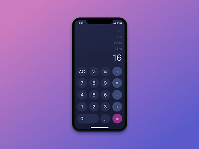 Daily UI #004 Calculator