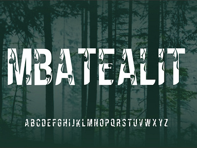 Mbatealit font