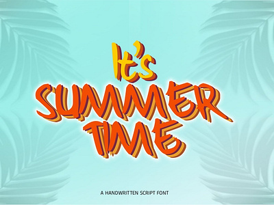 Hello Summer font