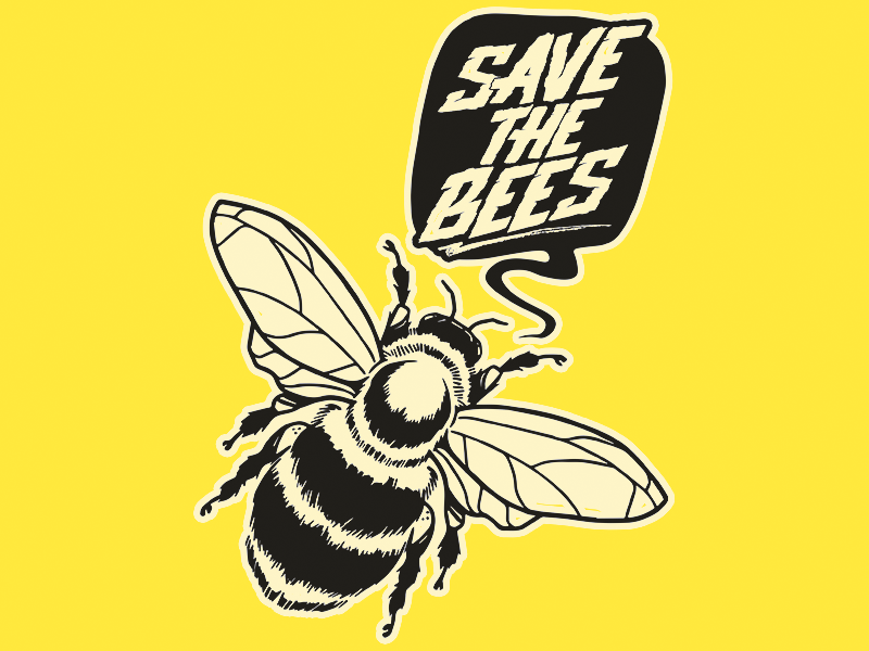 Save the Bees by Kipp on Dribbble