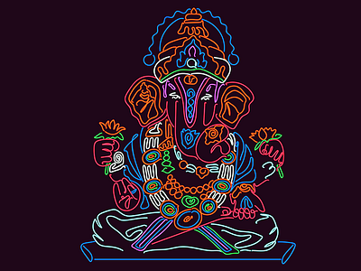 Neon Elephant