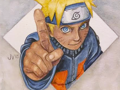 Naruto's dream anime manga naruto watercolor
