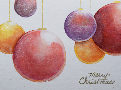 Ornamental Christmas Card