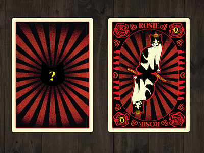 Queen cat photoshop playingcards